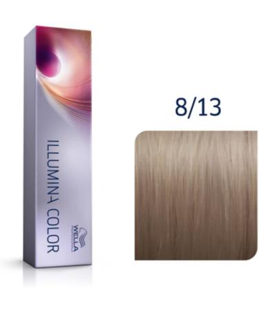 Wella Illumina Color No. 8/13 Light Ash Gold Blonde - 60ml, Pack of 1 - Buy Online on GoSupps.com