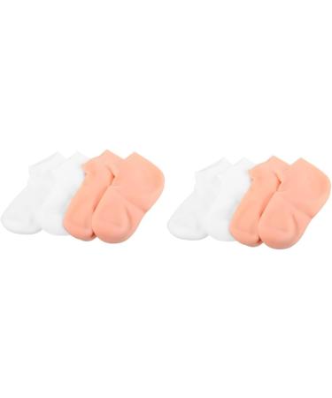 minkissy 4 Pairs Exfoliating Moisturizing Socks moisturizing Foot Socks Dead Skin Socks Lotion Socks Hydrating Lotion moisturizing Socks for Cracked feet Women sebs Miss Spa Gloves - Buy Online on GoSupps.com