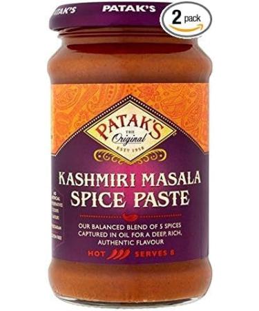 Patak's Kashmiri Masala Spice Paste | Authentic Indian Recipe | Aromatic Spices | 283g | (Pack of 2) - Buy Online on GoSupps.com