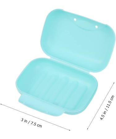 Ciieeo 6 Pcs Soap Dish Soap Holder Soap Case Black Square Soap Case Drain Soap Case for Shower Kitchen Soap Portable Soap Rack Soap Case Metal Soap Basket Travel Take a Bath Soap Box - Buy Online on GoSupps.com