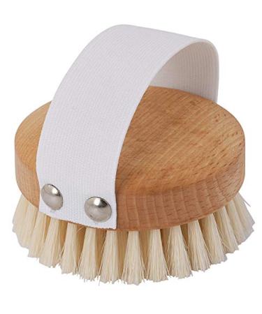Kosmetex bath brush massage brush beech wood with strap dry massage