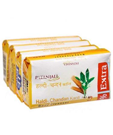 patanjali haldi chandan body cleanser 100g (pack of 4)