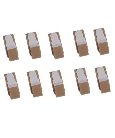 Fabric hammer toe wraps toe separator toe bandages protectors toe rails for crooked toes broken toes hammer toe wraps for women 10