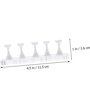 Beavorty 1Set Manicure tools nail tip holder false nail tips display Nail Practice Display Stand nail tips display board nail practice display holder nail stand base Acrylic represent Fairy - Buy Online on GoSupps.com