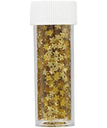 Buy Gold Star Shaped Edible Shimmer Flakes