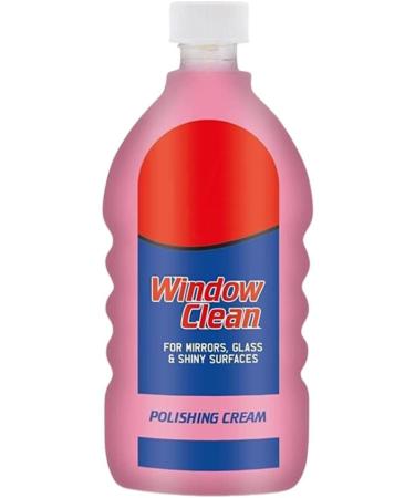 Housold 500ml Window Clean Polishing Cream | Scratch Resistant & Smear Free | For Indoor/Outdoor Windows, Glass Doors, Mirrors | Multi-Substrate Formula | Pack of 1 - Buy Online on GoSupps.com