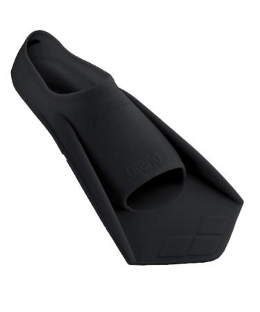 Arena Powerfin Training Fins 6-7 Black - Silver