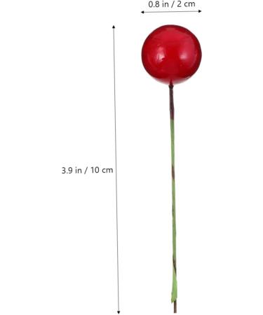 HOMSFOU 432 Pcs Diy Foam Red Fruit Artificial Fruit Faux Fruit Simulation Berries Lifelike Berries Photo Props Flower Garland Decorations Fake Berry Picks Winter Berry Picks Fake Berries Redx3pcs 2x2x2cmx3pcs - Buy Online on GoSupps.com