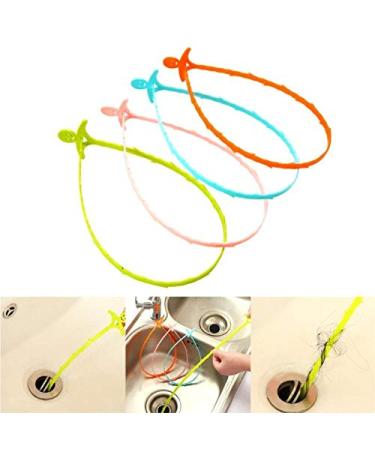 Plastic Tube Drainage Pipe Sewer Clean Hook Sink Drain Cleaner Bathroom Sewer Hair Remover Bathroom Kitchen Accessories New - Buy Online on GoSupps.com
