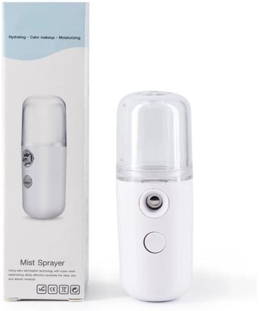Facial Mister Portable Mini Face Sprayer USB Rechargeable Facial for Hydratin Pink Face Sprayer - Buy Online on GoSupps.com