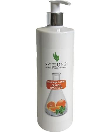 Buy Schupp Massage Lotion Orange-Basil 500ml - Soothing & Refreshing Formula for All Skin Types | International Shipping Available - Buy Online on GoSupps.com