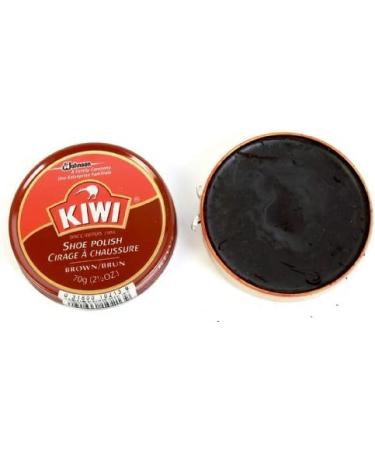 KIWI Shoe Polish, Black, 1.125 oz (1 Metal Tin)