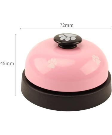 Zingking Pet Training Bells for Dogs & Cats - 2 Pack Potty Training Door Bells | Large Button & Cat Paw Design (Pink & Blue) - Buy Online on GoSupps.com