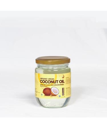 Ceyloni Organic Virgin Coconut Oil. USDA Organic certified Cold Pressed and Unrefined Virgin Coconut Oil for cooking baking and hair care (200ml)