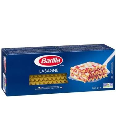 Barilla Pasta Wavy Lasagne - 454 Grams per Unit (Pack of 12 Units) - Buy Online on GoSupps.com
