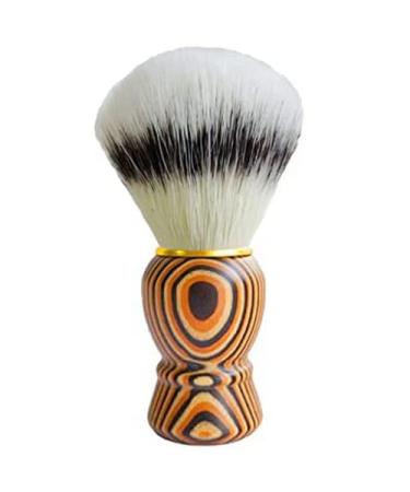 Synthetic Shaving Brush Art Wooden Beard Brush (Ultra-Dense Synthetic Hair) Barber Shop Professional Salon Shaving Tool wood grain