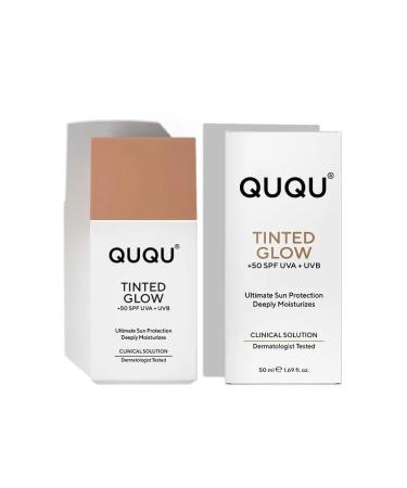 QUQU Daily tinted Sunscreen SPF 50 - Airy-Light tinted mineral Moisturizer with Zinc Oxide Broad Spectrum SPF 50 Protection Lightweight Makeup Finish Hydrating Skin Care FSA-Friendly Size #210 - Buy Online on GoSupps.com