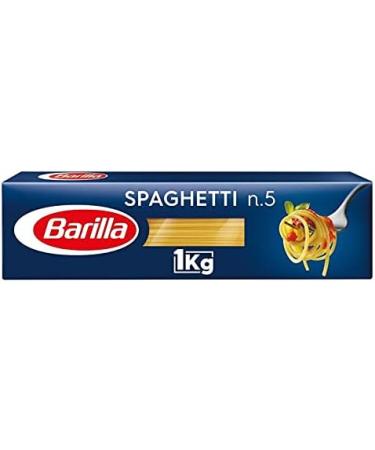  Epicerie sal e BARILLA - Spaghetti No. 5 1kg - Pack of 2 - Buy Online on GoSupps.com