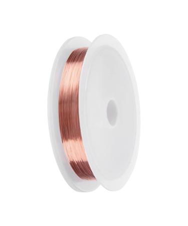 Ipetboom Copper Beading Wire Diy Jewelry Bead Stringing Wire Accessories Metal Bracelet Wire Nail Tips Decal Jewelry Wire Beading Wire for Jewelry Acrylic Nail Metal Beading Wire Manual
