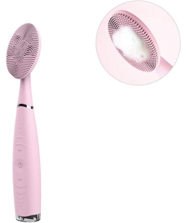 POPETPOP Face Wash Brush Gentle Exfoliating Brush Portable Skin Care Device Face Massager Face Exfoliator Facial Cleansing Pad Skin Cleansing Brush Facial Cleanser Massager Mild Face Brush 18.9*3.7cm - Buy Online on GoSupps.com