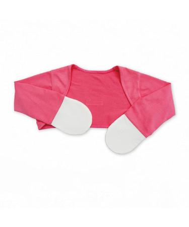 Edenswear Zinc-Infused Mitten Sleeves for Kids with Eczema (24 Months Red Fuchsia)