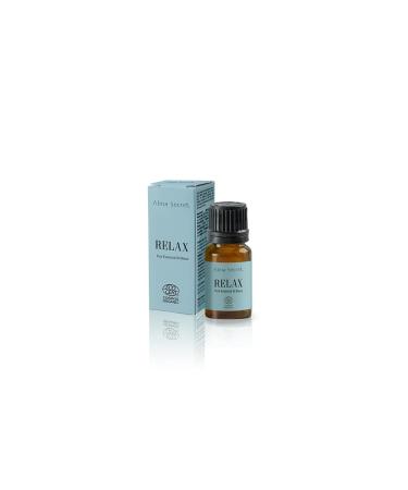 Relax natural essential oils 10 ml |100% pure essential oils |Nevicious glass |Vegan's essential oil |Essential oils for humidifiers Cruethy Free |Ecocert Cosmos Organic
