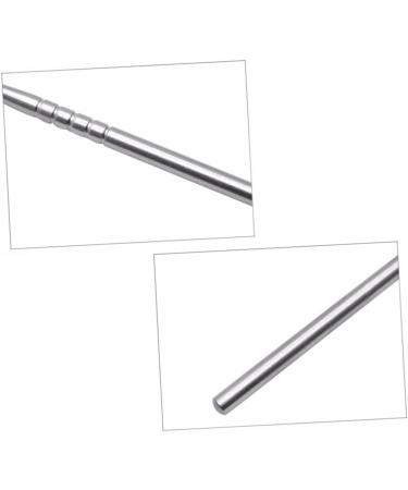 KALLORY 5pcs Ear Wax Scoop Kit - Ear Cleaner Spring Tool Ear Spoon Silver Wax Remover - Buy Online on GoSupps.com