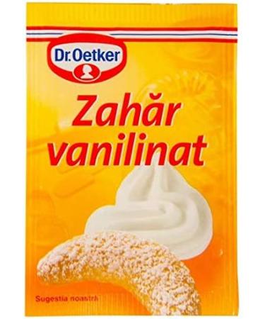 10 Bags Vanilla Sugar Dr. Oetker Zahar Vaniliat 8g/Bag - Buy Online on GoSupps.com
