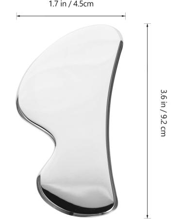 Buy Healifty Stainless Steel Scraping Board - Guasha Massage Tool for Facial Skincare | Best Skin Care Tools - Buy Online on GoSupps.com