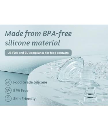 Kissbobo 4 pc Duckbill Valves Compatible with momcozyS9/S10/S12/TSRETE/Bellababy/LoveOfLive/OMFMF Wearable BreastPumps Replace Valves. Replace momcozy Pump Parts/Accessories. 4 PCS - Buy Online on GoSupps.com