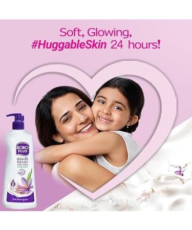 Bo_rop_lus Body Lotion - 24Hrs Moisturisation | 100% Ayurvedic | Vitamin E | Dhoodh Badam & Kesar | 400Ml - Ideal for Dry & Normal Skin - Buy Online on GoSupps.com