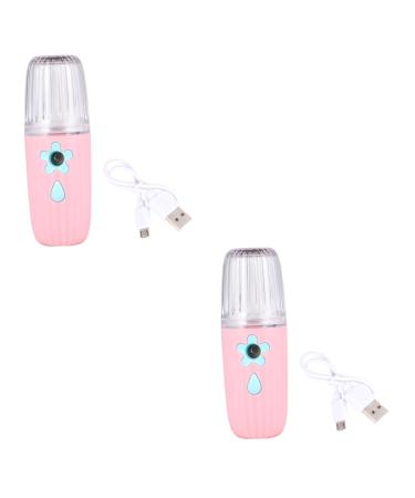 Hemoton 2 Pcs Hydrating Instrument Portable Handheld Sprayer Beauty Sprayer Portable Face Steamer Abs