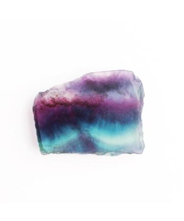 1 Pack Natural Fluorite Polished Piece Crystal Pendant Crystal Home Decor Stones JZIGTDEM (Color : 1pc 20-40g)