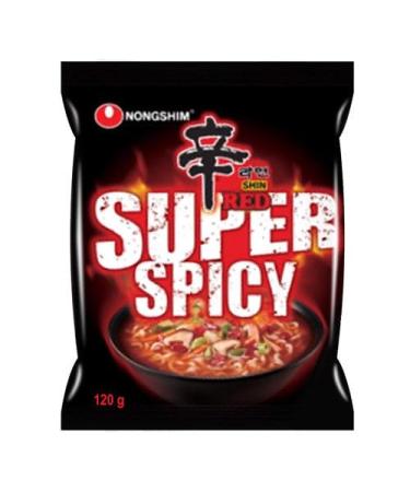 Nongshim SHIN RED Ramyun Super Spicy Ramen Noodles 120g
