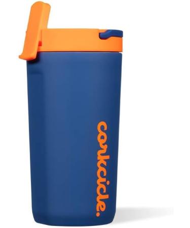 Corkcicle Kids Tumbler 12oz Triple Insulated Stainless Steel Mug - Electric Navy | Non-Slip Bottom, Easy Grip, Keeps Drinks Cold 18 Hours, Hot 3 Hours - Buy Online on GoSupps.com