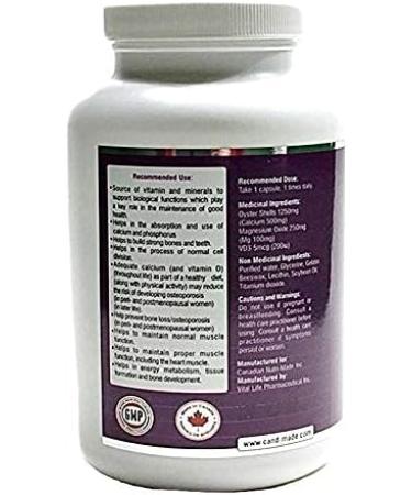 Cand-Made Liquid Ca & Mg with Vitamin D 120Capsules - Buy Online on GoSupps.com