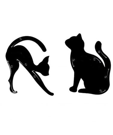 Cat Eyeliner Stencils Matte PVC Material Smoky Eyeshadow Applicator Template Eye Shadow Guide Tool 2pcs
