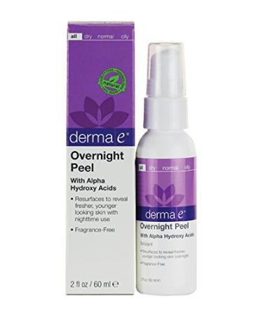 Derma E Overnight Peel Exfoliant Facial 2 fl oz (60 ml)