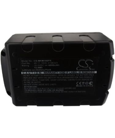 JRINK Replacement Battery for Milwaukee C18 M18 M18B2 M18B5 M18XC YTB313 - High-Performance Power Solution - Buy Online on GoSupps.com