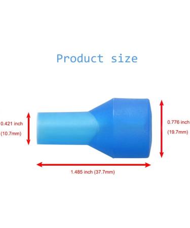 Silicone Bite Valve Replacement - 4 Pack for Water Bladders & Drinking Bags | Durable Mouthpieces & Dust Protection - Buy Online on GoSupps.com