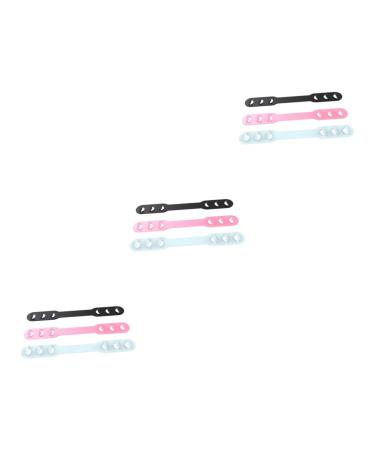 Minkissy 45 Stk mask strap buckle holder around the neck ears of the ear for mask Extension Buckle ear protector for mask mask accessories mask ear rope buckle soft rubber earrings earrings