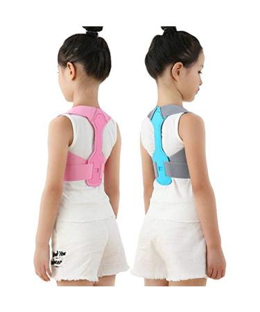 Children Kid Shoulder Back Brace Support Adjustable Magnetic Posture Corrector Spine Lumbar Support Brace Belt (Color : Blue Size : Small) vision Pink S - Buy Online on GoSupps.com