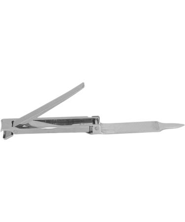 Nail Clippers Stainless Steel Nail Clippers with Hanging Hole Portable Textured File for Home - Buy Online on GoSupps.com