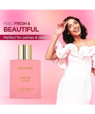 h Luxury Rose Woman Eau De Parfum Perfume for Women with Black Currant Vanilla Jasmine|Floral & Sweet EDP Long Lasting Fragrance Scent 100 ML - Buy Online on GoSupps.com