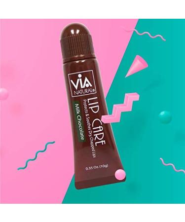 Via Natural Lip Balm with Vitamin C - Hydrating  Nourishing  0.35 Oz - Buy Online on GoSupps.com
