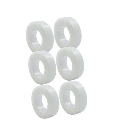 Beavorty 6 Rolls Medical Tape lash Tape Patch Bandages Dressing hydrogel Dressing Tape Dressing Adhesive Tape Eyelid Lifter Strips Incision Care kit Heel Care Products White