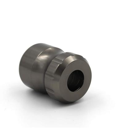Ambition 32mm Cartridge Tattoo Grips - Adjustable Twist Handle Tubes, CNC Carved Aircraft Aluminum - 5 Piece Set in Grey for Professionals and Beginners - Buy Online on GoSupps.com