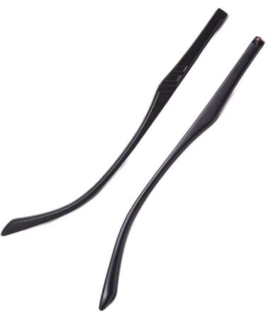 CASOTA eyeglass replacement temples 1 pair of plastic eyeglass temples eyeglass replacement temples for eyeglass repair black