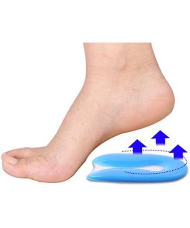 Silicon Gel U-Shaped Heel Cup for Plantar Fasciitis Relief - Elandy Heel Pad - Buy Online on GoSupps.com