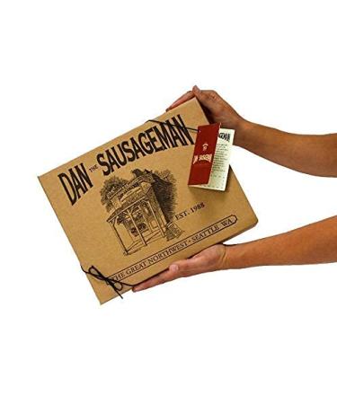 Dan the Sausageman Gourmet Gift Basket with Smoked Beef Sausage, Mustard, Onion & Pepper Relish, Wisconsin Cheese, and Artichoke Lemon Pesto - Buy Online on GoSupps.com